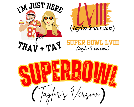 Superbowl Taylor's Version PNG