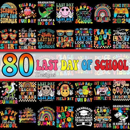 80+ Last Day Of School Png Bundle