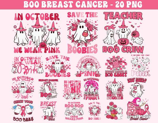 20 Designs Breast Cancer SVG PNG Bundle
