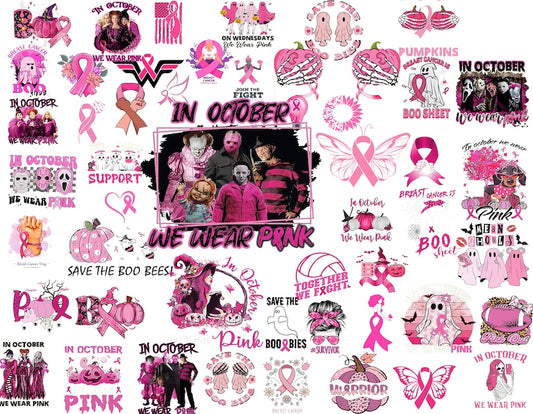 70+Designs Breast Cancer SVG Bundle