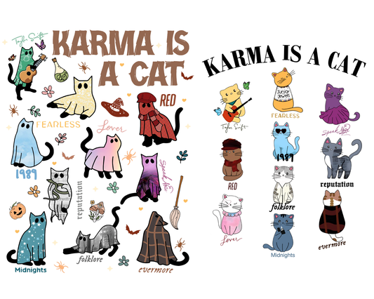 Karma Is A Cat Png