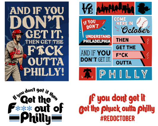 Get The F*ck Outta Philly Png