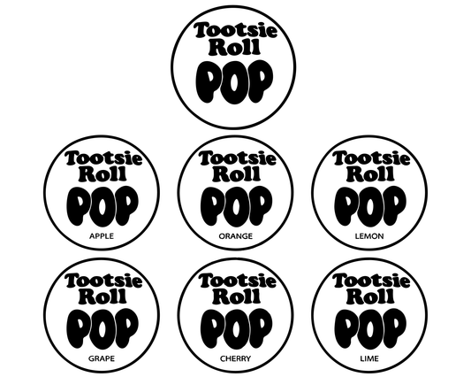 Tootsie, Roll, Pop Png