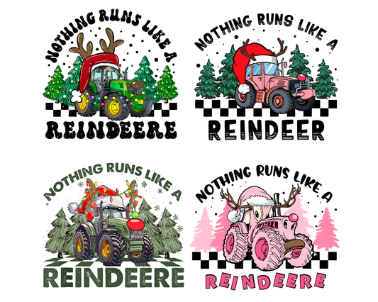 Nothing Runs Like a Reindeer PNG