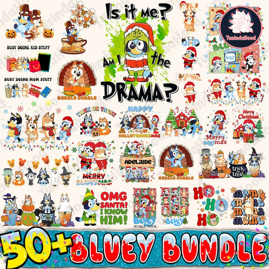 50+ Blue Dog Bundle