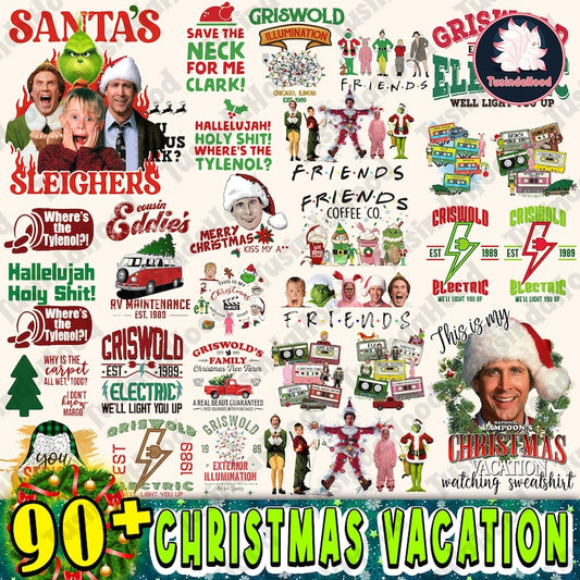 90+ Christmas Vacation PNG SVG Bundle