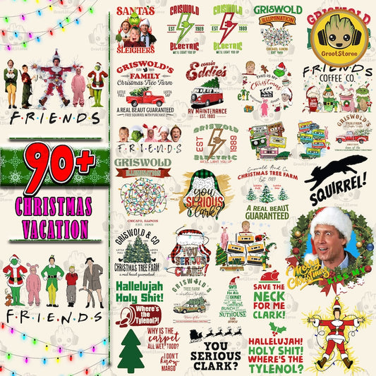 90+ Christmas Vacation PNG Bundle