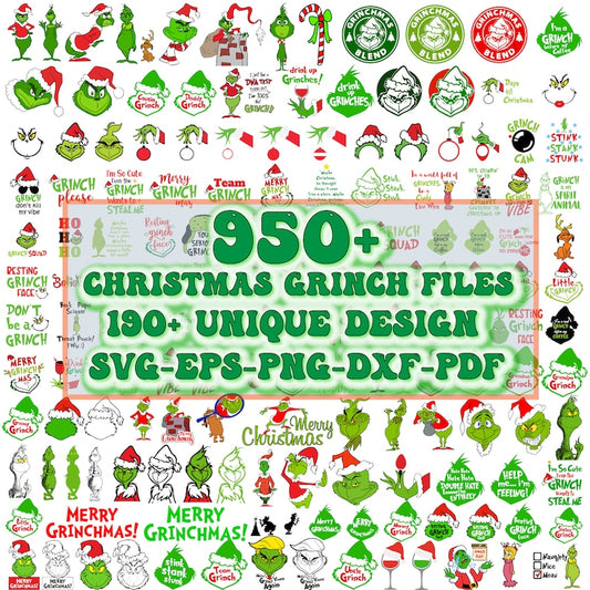 950+ Files The Grinch Bundle