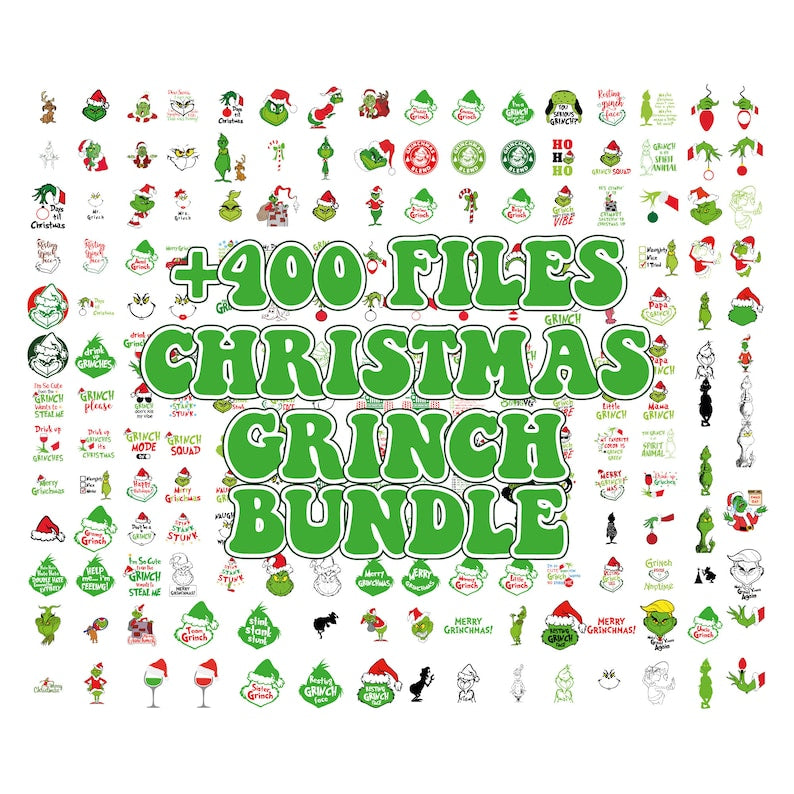 400+ Files The Grinch Bundle