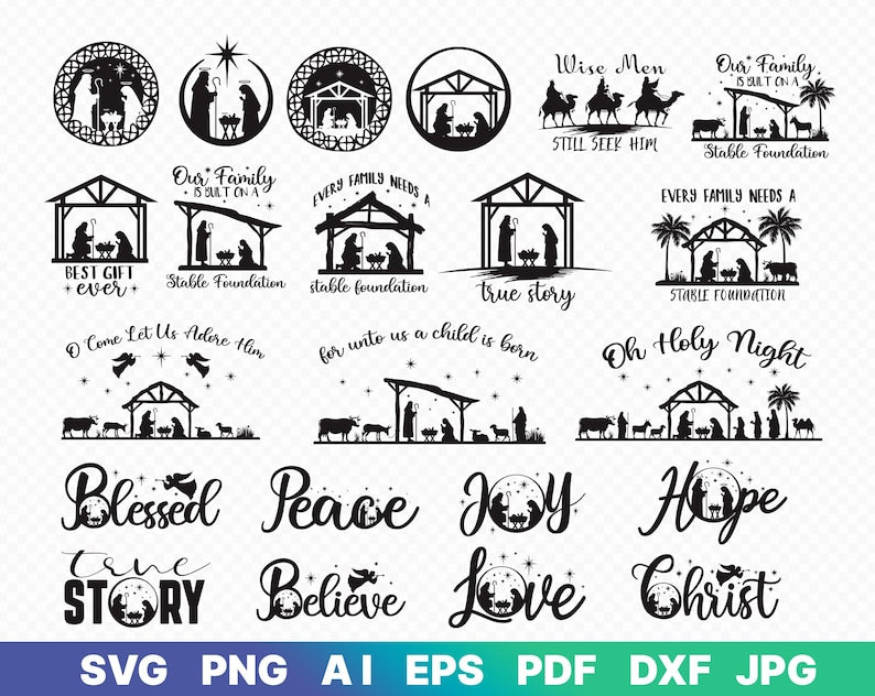 Nativity SVG Bundle