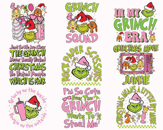 Retro Christmas PNG Bundle