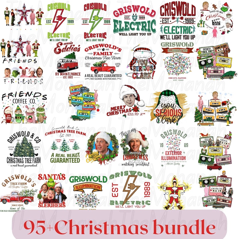 95+ Christmas Vacation PNG Bundle