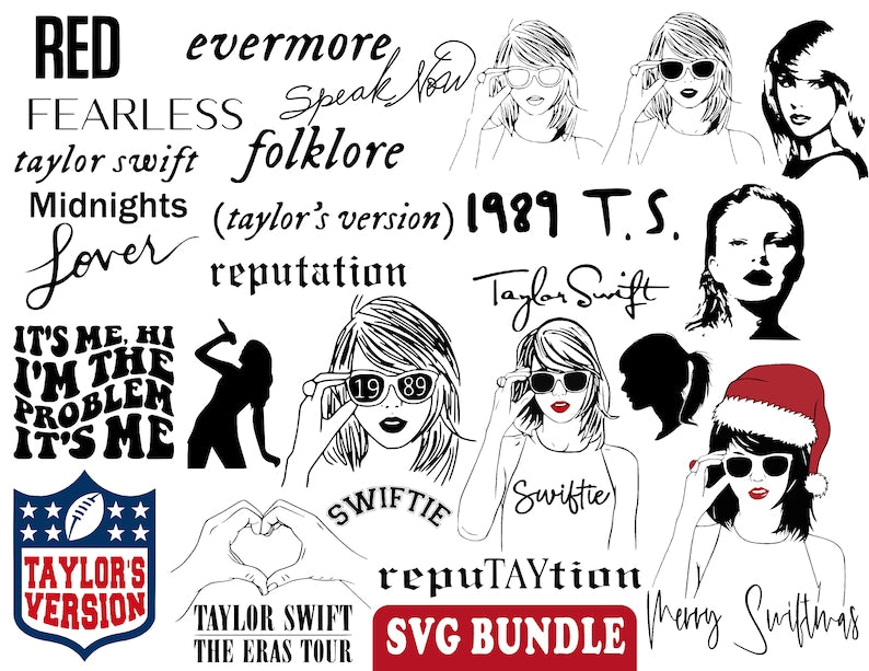 Taylor swift svg bundle