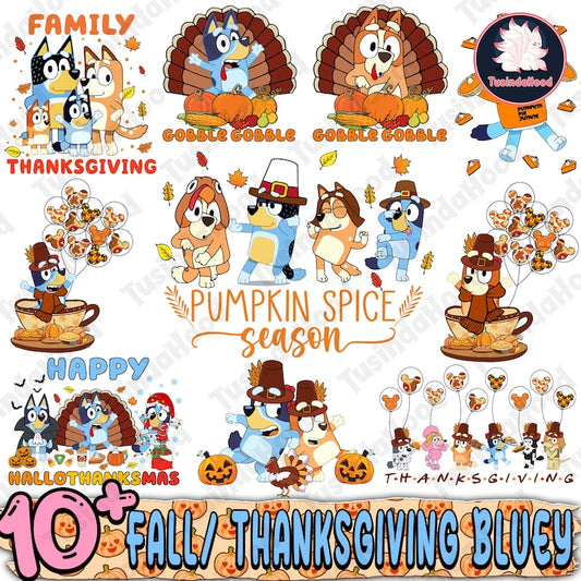 10+ Thanksgiving Blue Dog Png