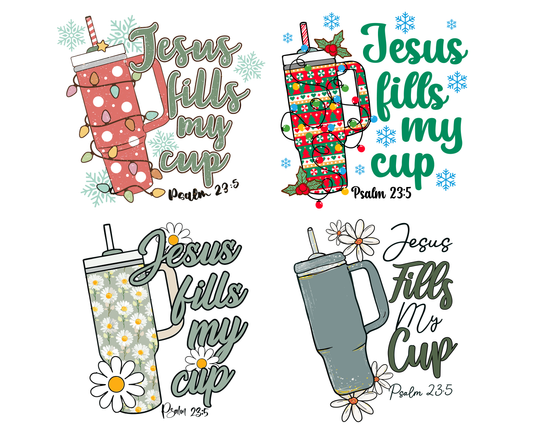Jesus Fills My Cup Png