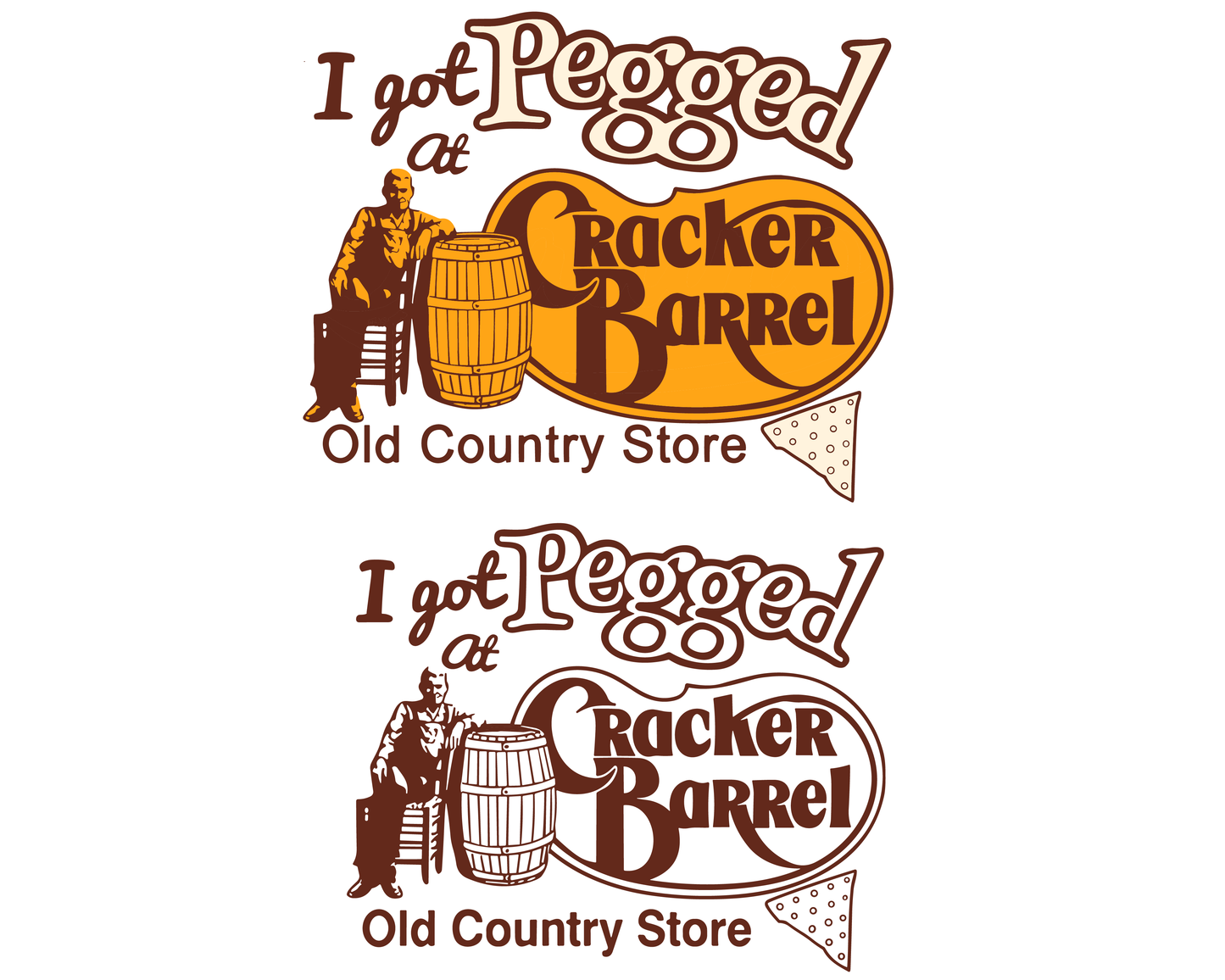 I Got Pegged at Cracker Barrel Old Country Store Png