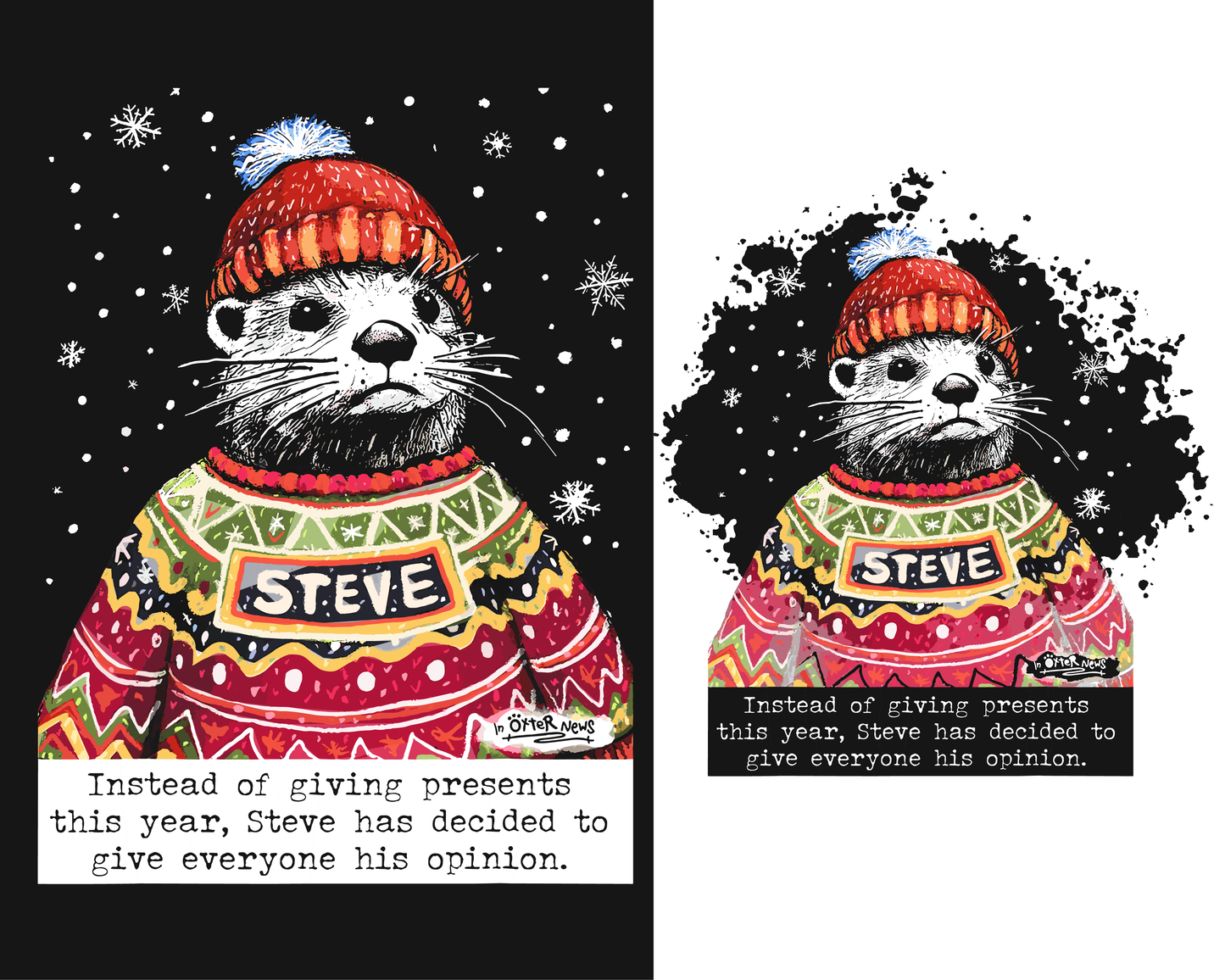 Steve Christmas PNG Shirt