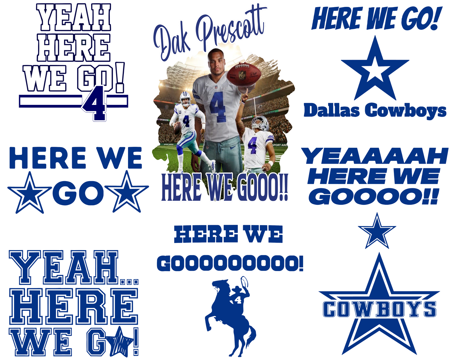 Dallas Cowboys Here We Go Png