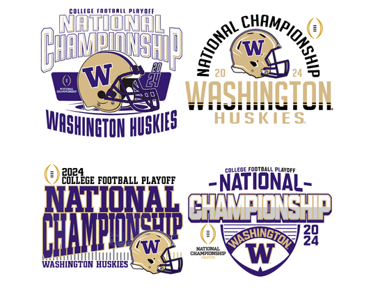 Washington Huskies 2024 CFP Png