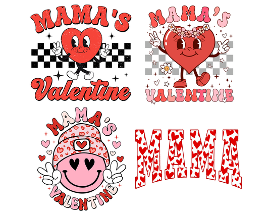 Mama's is my Valentines PNG