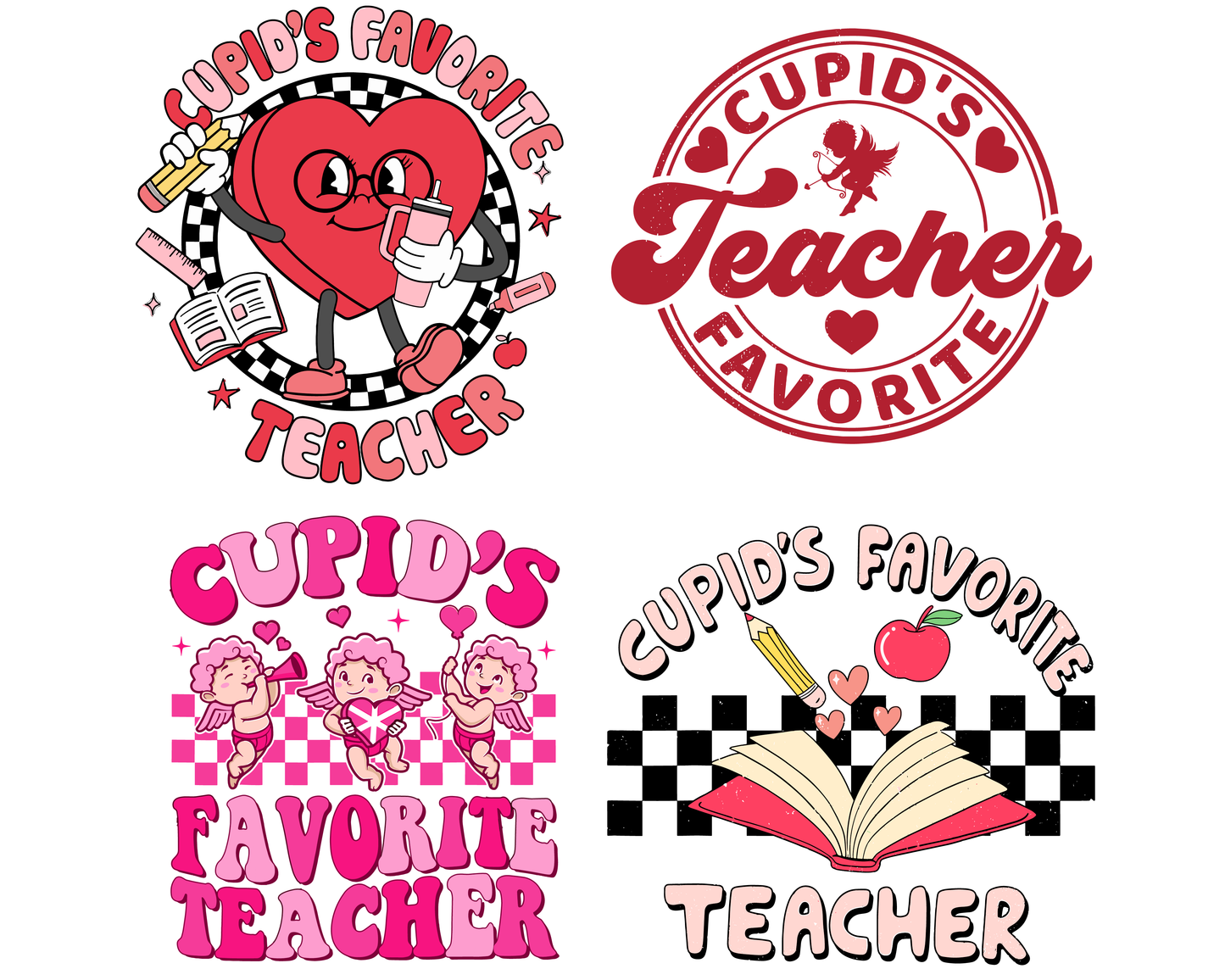 Cupid's Favorite Teacher PNG