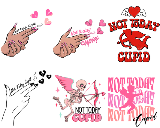 Not Today Cupid Png Bundle