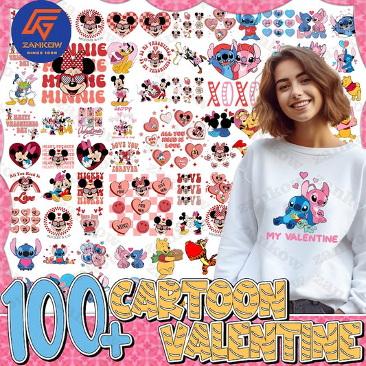 100+ Cartoon Valentine Png Bundle