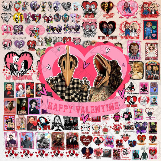 Horror Valentine Png Bundle 130+ Designs