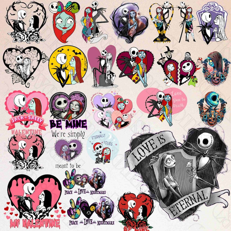 Horror Valentine Png Bundle 130+ Designs