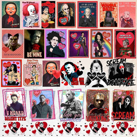 Horror Valentine Png Bundle 130+ Designs