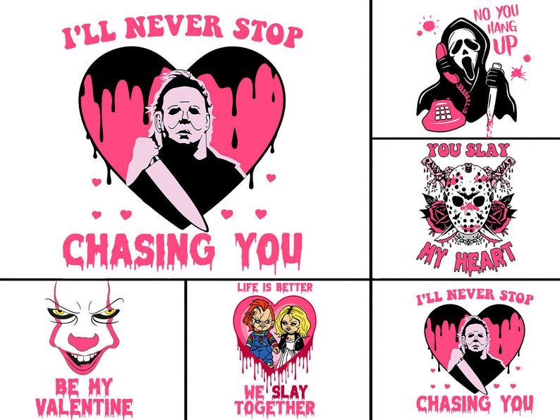 Horror Valentine Bundle Svg