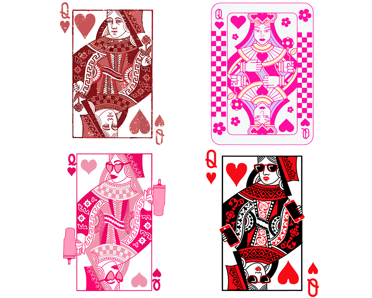 Queen of Hearts Valentines Day PNG