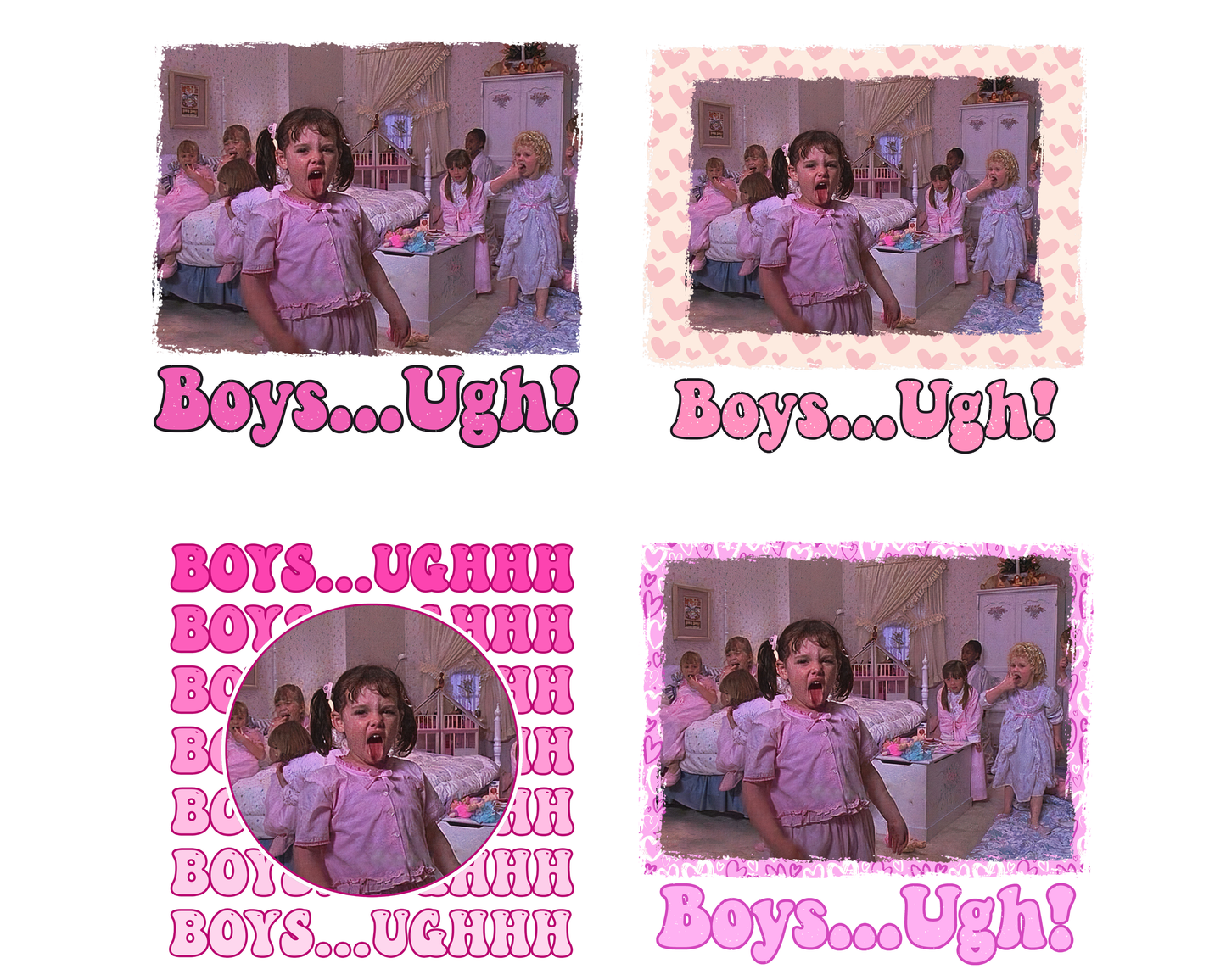 Boy Ugh Girl Ugh Png Bundle