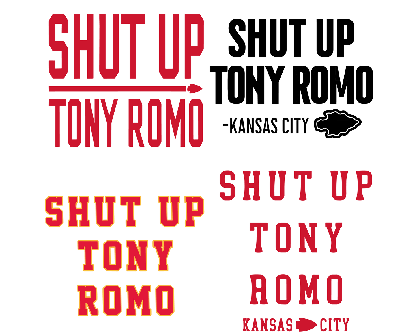 Shut Up Tony Romo Png