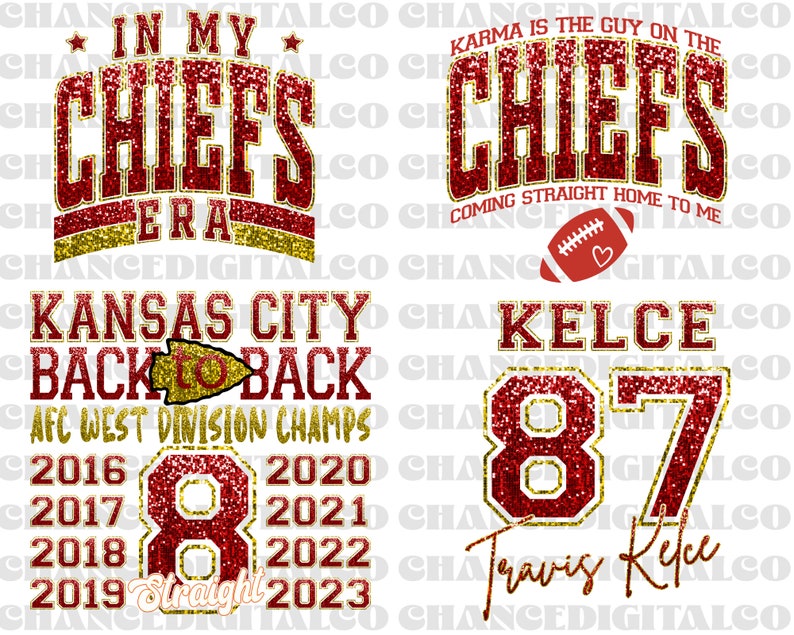 Chiefs Faux Glitter Bundle