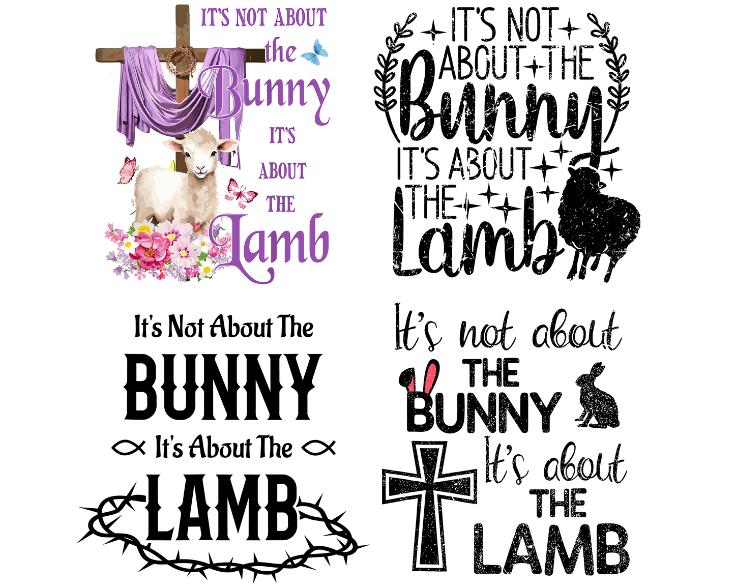 It's Not About The Bunny It's About The Lamb Png