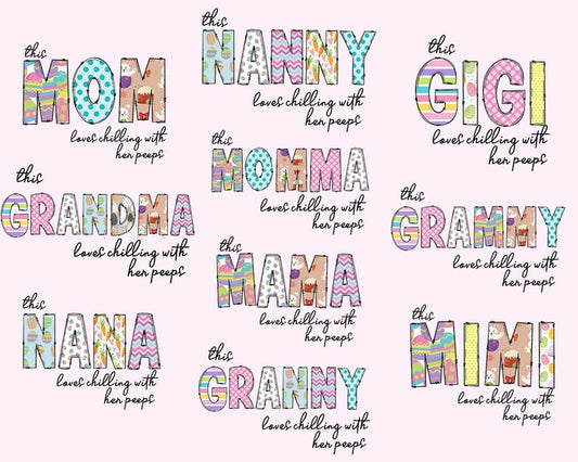 Mama Easter Png Bundle