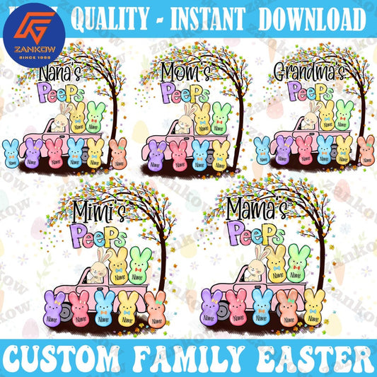 Custom Easter Mama Peeps Png