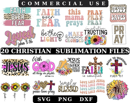 Christian Designs Png Bundle