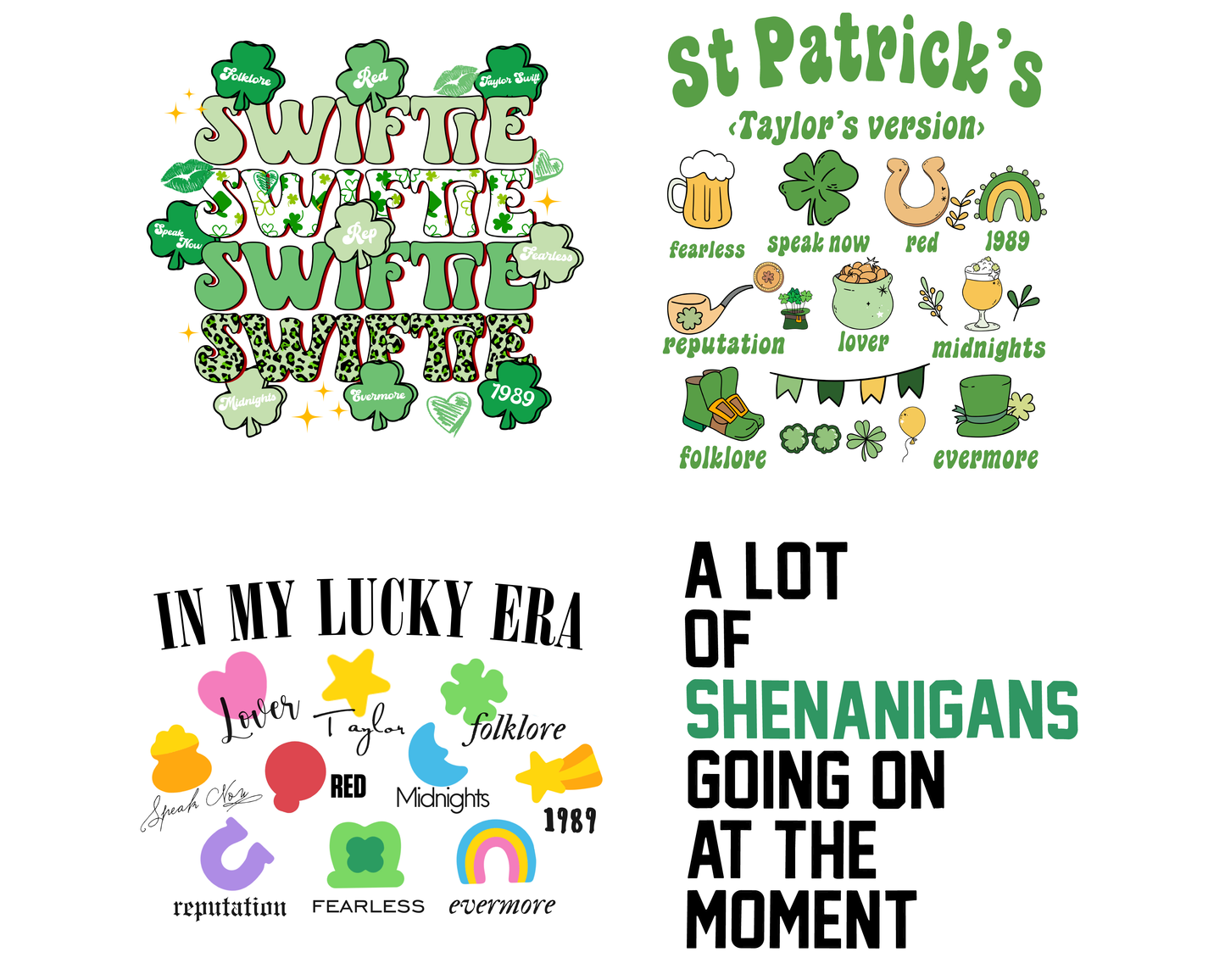 Swiftie St Patrick'S Day Png