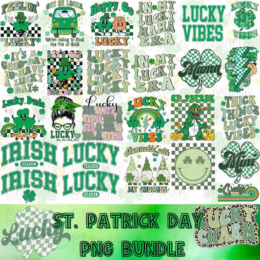 50+ Designs Retro st patrick png Bundle