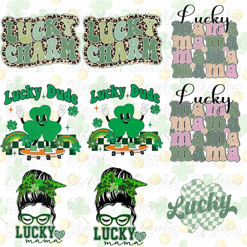 50+ Designs Retro st patrick png Bundle