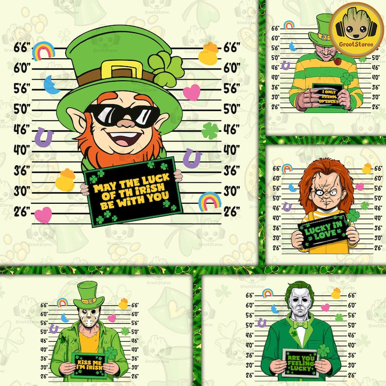 6+ Killer Horror Movie St Patrick Day Png