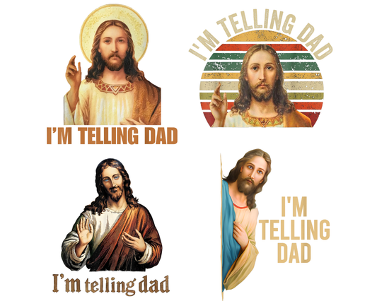 I'm Telling Dad Jesus png