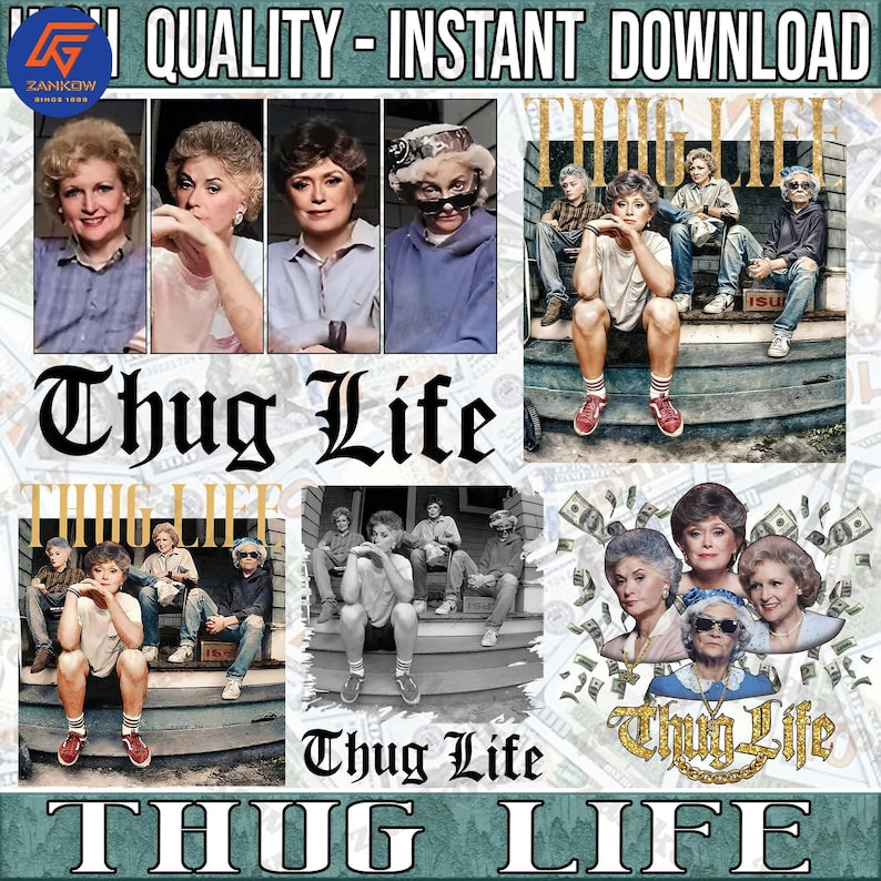 5 Girls Thug Life Png