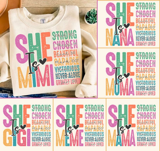 She is Mom Bundle PNG