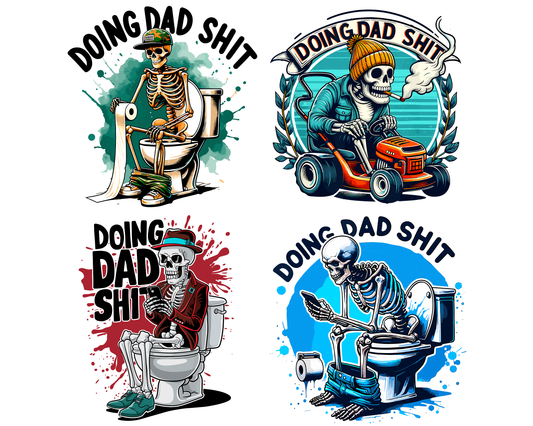 Doing Dad Shit Skeleton png