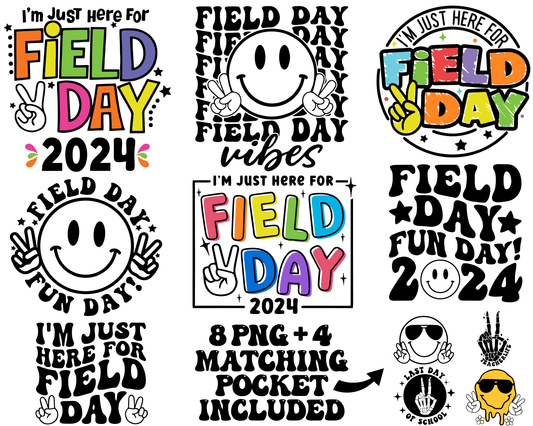 I'm just here for field day 2024 Png
