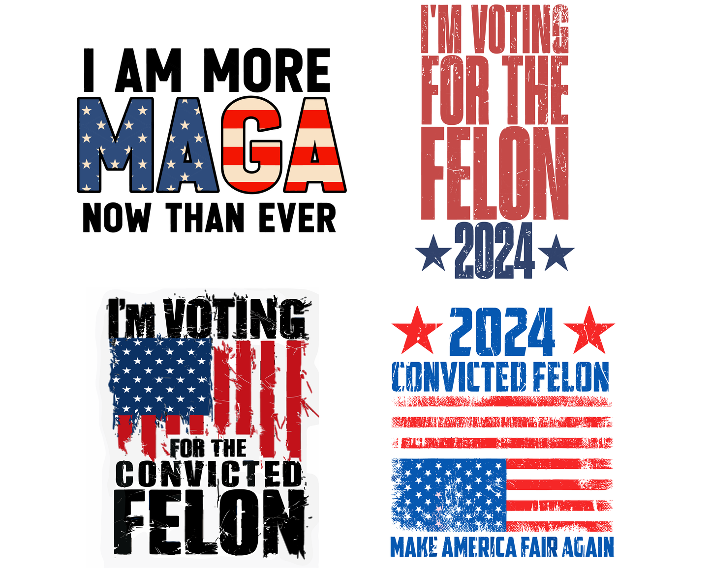 I'm Voting For The Convicted Felon Png