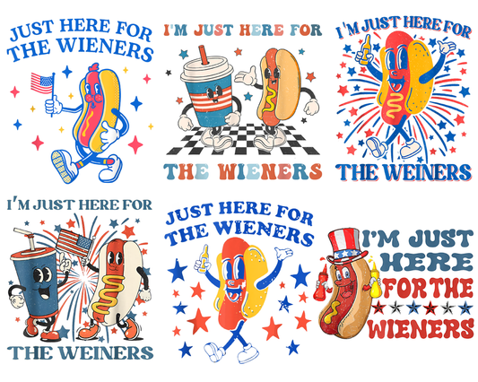 I'm Just Here For The Wieners Png